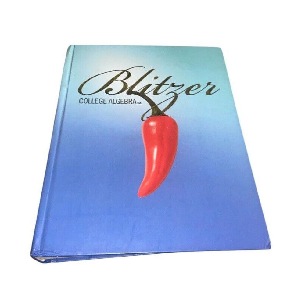 Robert F. Blitzer College‎ Algebra 5th (fifth) edition Hardcover Test Prep CD